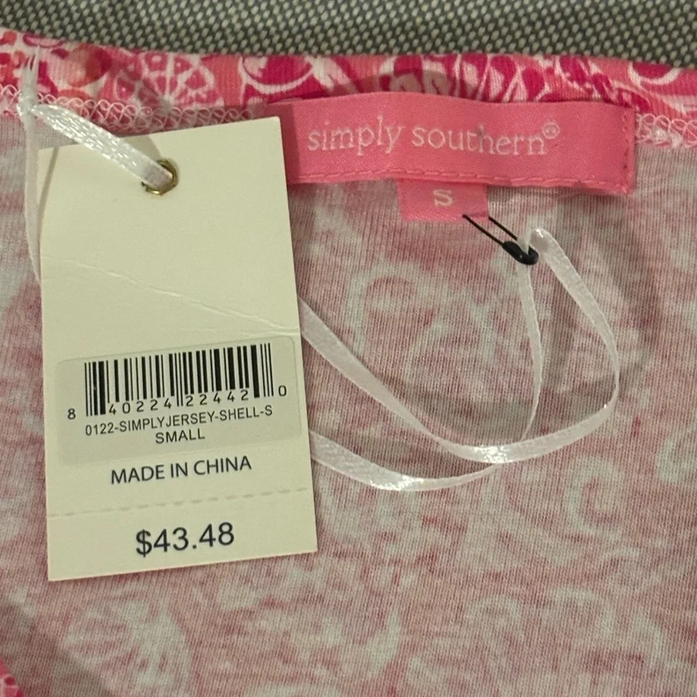 Simply Southern Long Sleeve Tee T-Shirt, NWT, Size Small - Picture 3 of 6